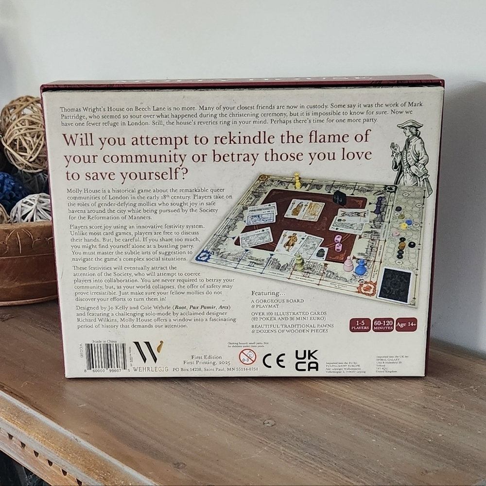 ✨ RARE Molly House Board Game - Kickstarter Edition w/ Metal Pawns ✨ - Picture 2 of 16